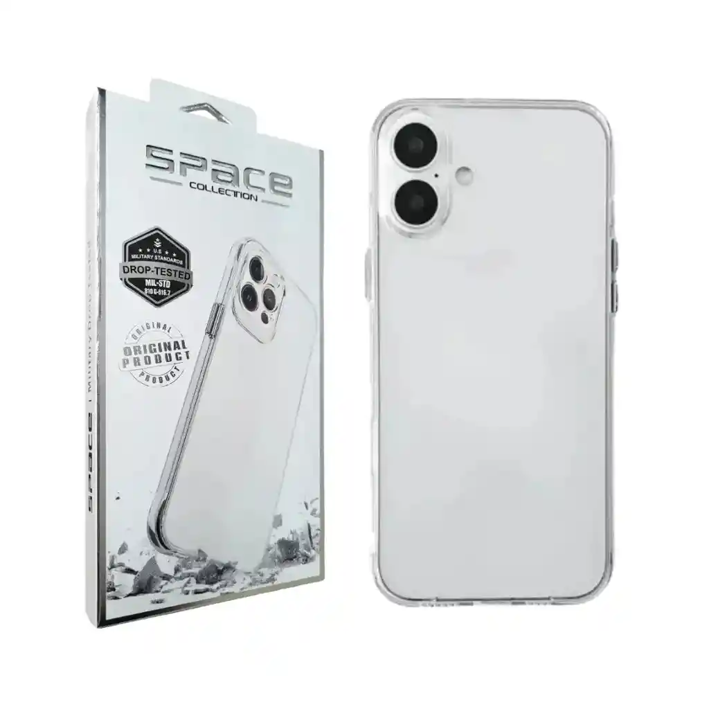 Forro Iphone 16 Transparente Space