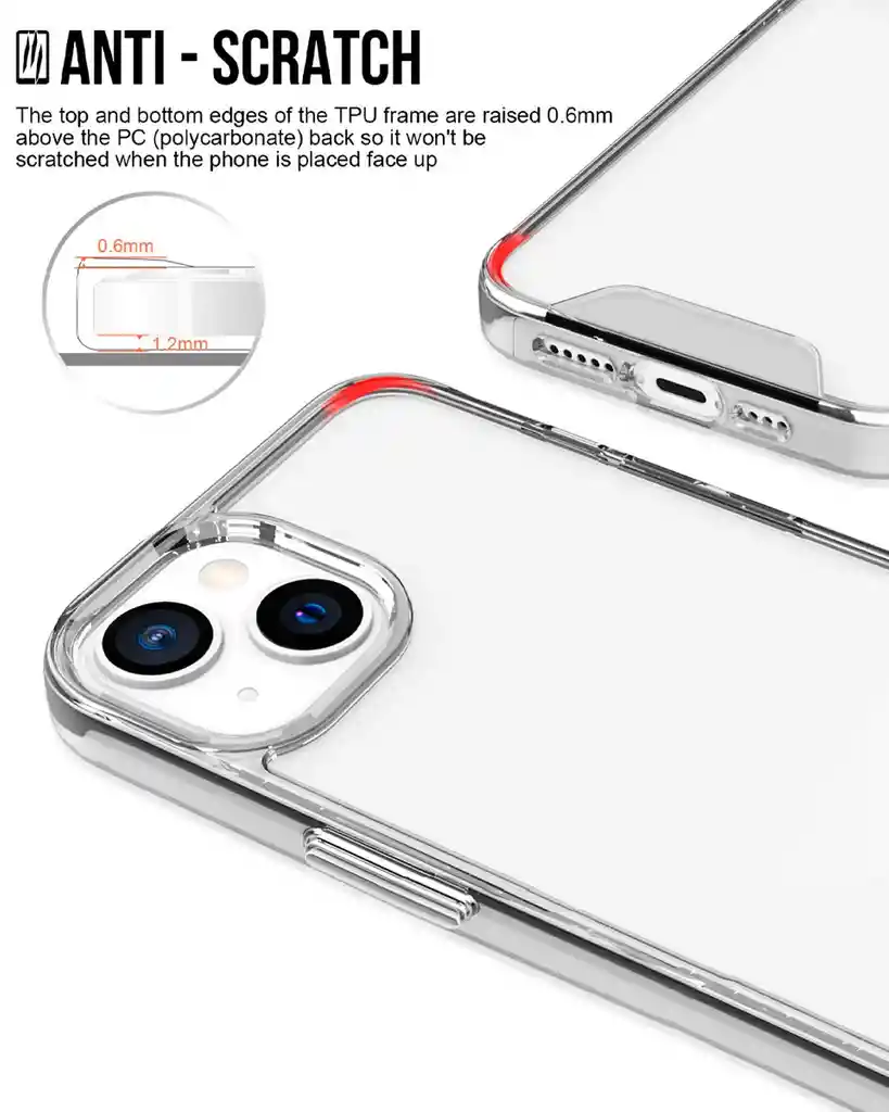 Forro Iphone 15 Transparence Space