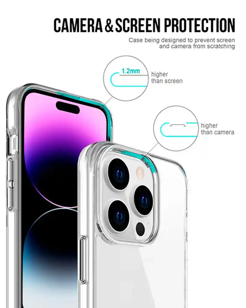 Forro Iphone 15 Pro Transparente Space