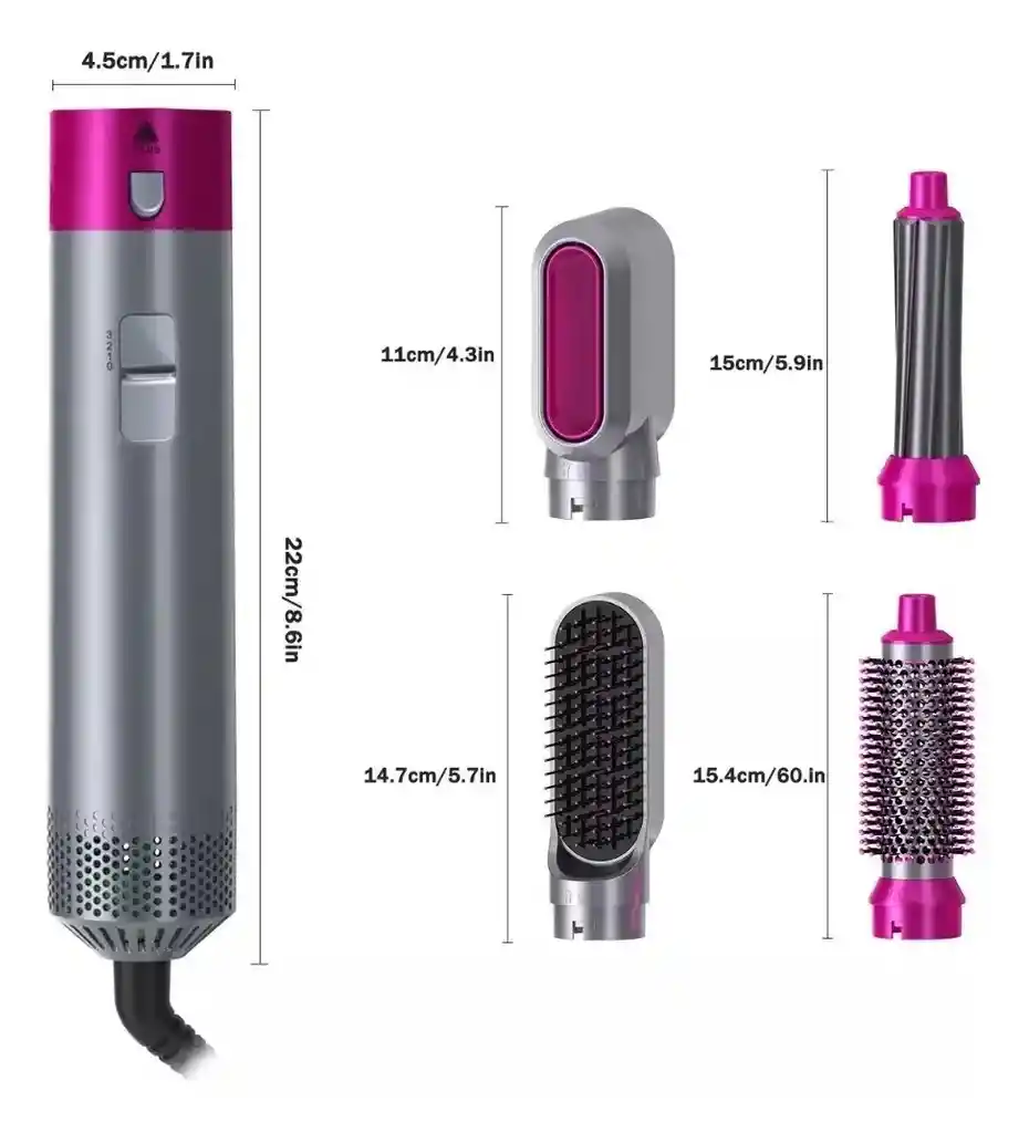 Cepillo Secador 5 En 1 Electric