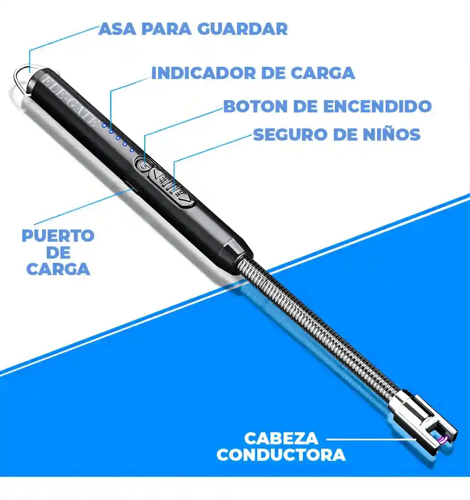 Encendedor Electrico Usb Recargable