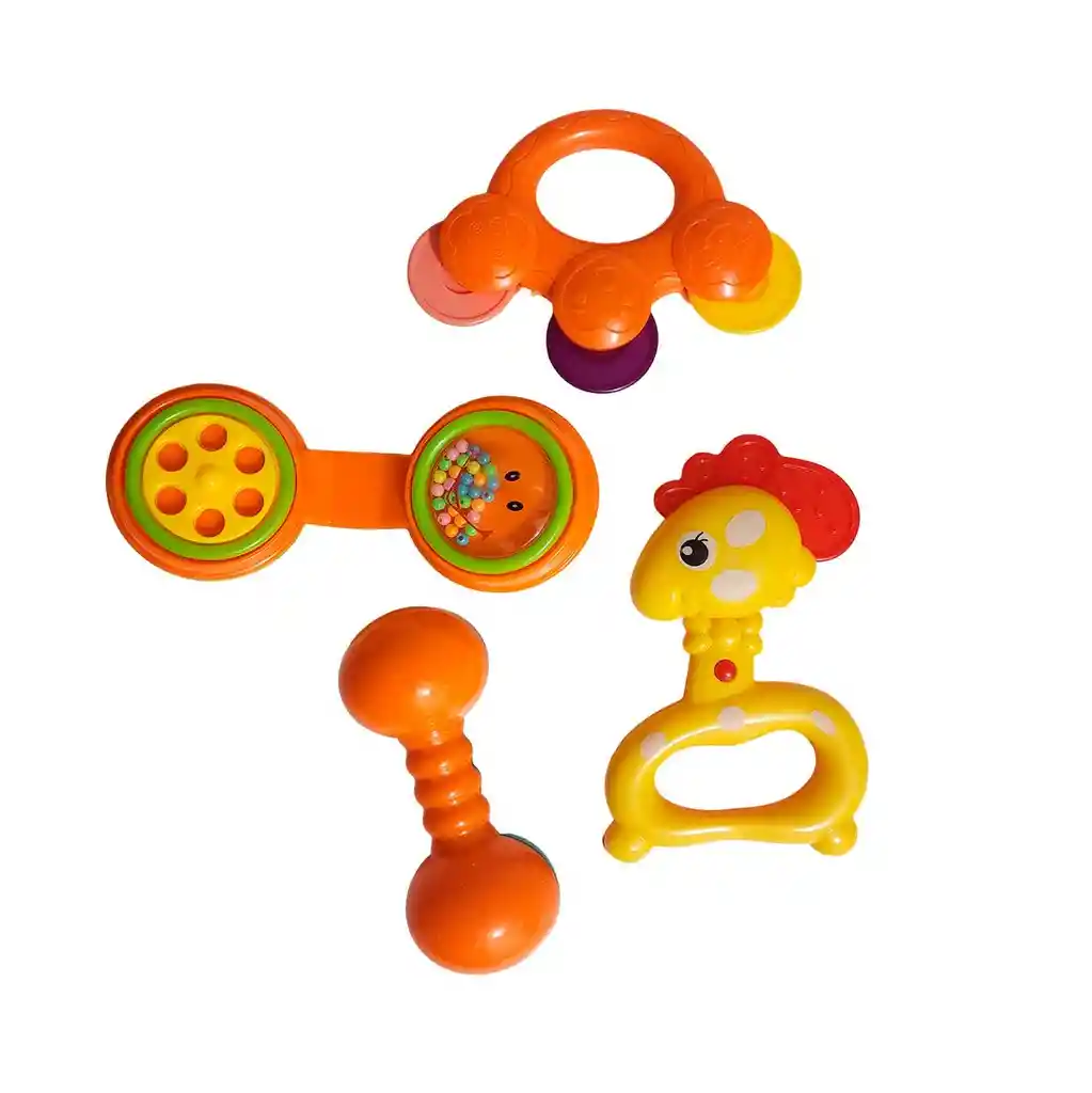 Sonajero Set Kit Maracas Didactico Juguete Niño Aprendizaje