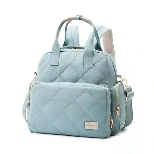 Bolso Pañalera Duohui Azul De Múltiples Compartimientos, Con Correa Para Uso Lateral, De Buena Capacidad De Almacenamiento, Morral En Tela Resistente E Impermeable Para Pañales