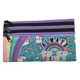 Cartuchera Económica Estampada De 3 Cierres - Always Dreaming