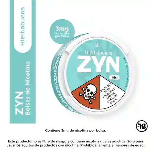 Zyn Pouches Hierva Buena 3mg