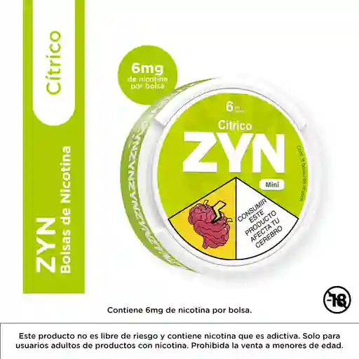 Zyn Pouches Citrico 6mg