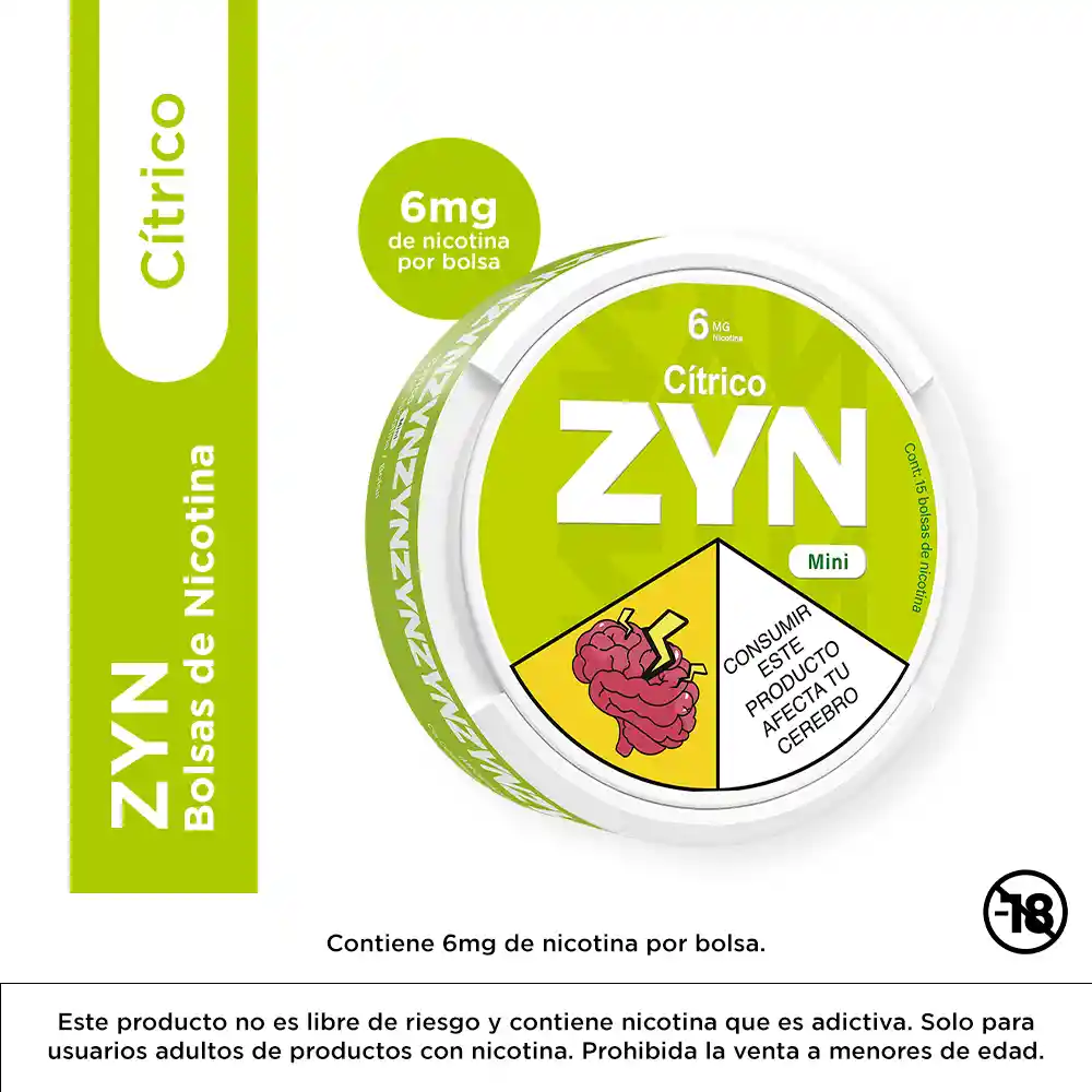 Zyn Pouches Citrico 6mg