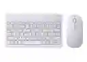 Combo Teclado Y Mouse Bt-030 Blanco
