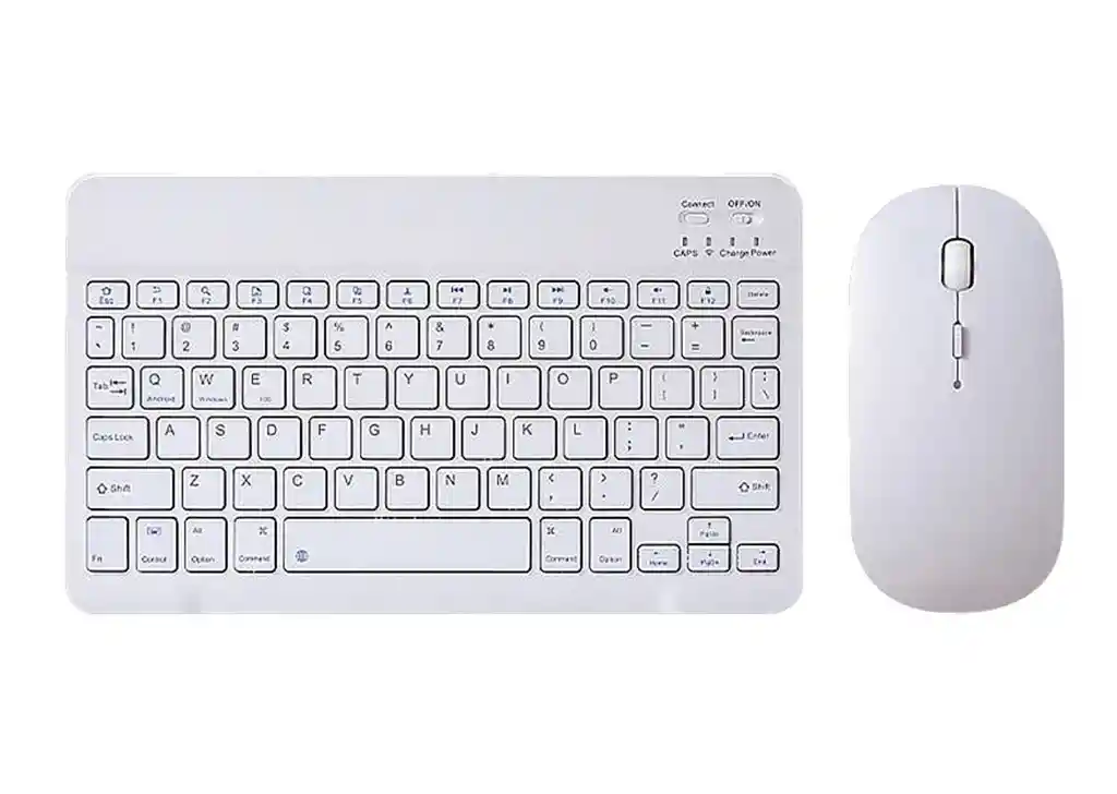 Combo Teclado Y Mouse Bt-030 Blanco