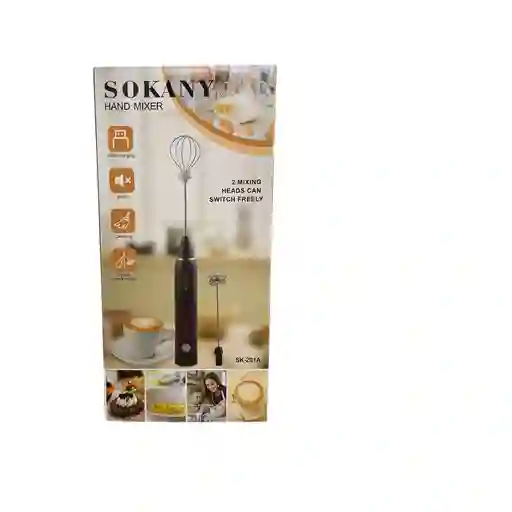 Batidor Portátil 2 En 1 Sokany