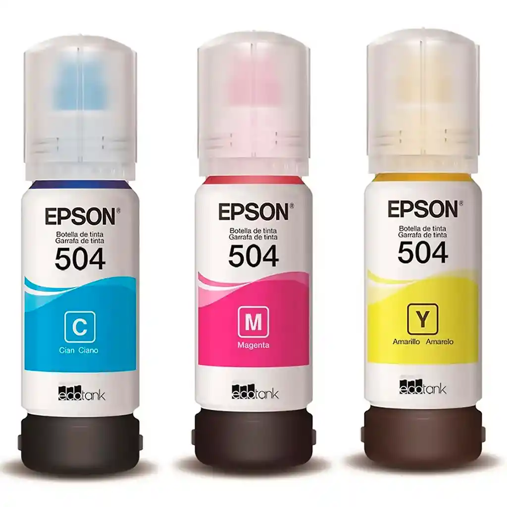 Tinta Epson T504 Original Para Impresoras L4150 L4160 L4260 L6161 L6171 L6191 L6270 L14150 X3 Unidades