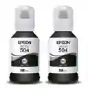 Tinta Epson T504 Original Para Impresoras L4150 L4160 L4260 L6161 L6171 L6191 L6270 L14150 X2 Unidades