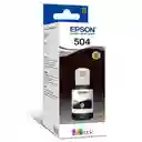 Tinta Epson T504 Negra Original Para Impresoras L4150 L4160 L4260 L6161 L6171 L6191 L6270 L14150 X1 Unidad