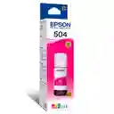 Tinta Epson T504 Magenta Original Para Impresoras L4150 L4160 L4260 L6161 L6171 L6191 L6270 L14150 X1 Unidad