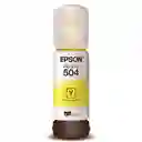 Tinta Epson T504 Yellow Original Para Impresoras L4150 L4160 L4260 L6161 L6171 L6191 L6270 L14150 X1 Unidad