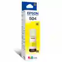 Tinta Epson T504 Yellow Original Para Impresoras L4150 L4160 L4260 L6161 L6171 L6191 L6270 L14150 X1 Unidad