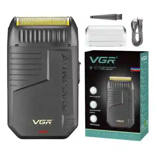 Maquina Afeitadora Rasuradora Vgr V-375 Recargable