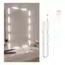	 Lámpara Cadena Cable Espejo Espejo Luces Tira Led Baño