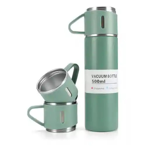 Termo Personal Liquido Caliente Y Frio 500ml Con Vasos