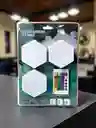Set De 3 Luces Hexagonal Multicolor Con Control Remoto