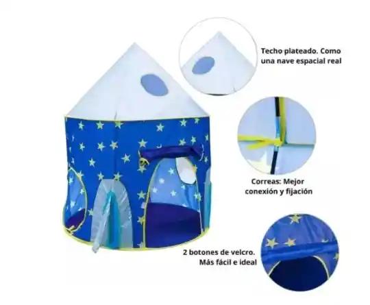 Carpa Castillo Niños 3 En 1