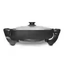 Sartén Eléctrico Cuadrado Home Elements - Negro Antiadherente