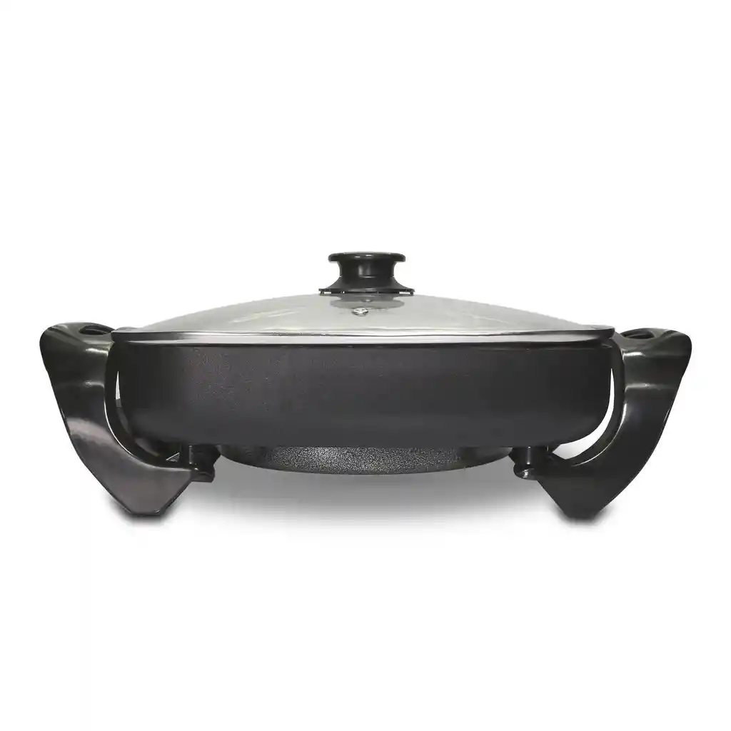 Sartén Eléctrico Cuadrado Home Elements - Negro Antiadherente