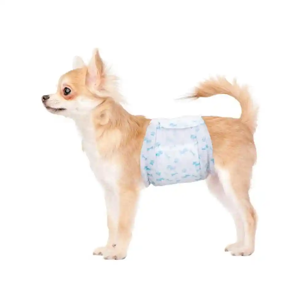 Pañales Para Mascotas L Blancos (macho) X 12unds