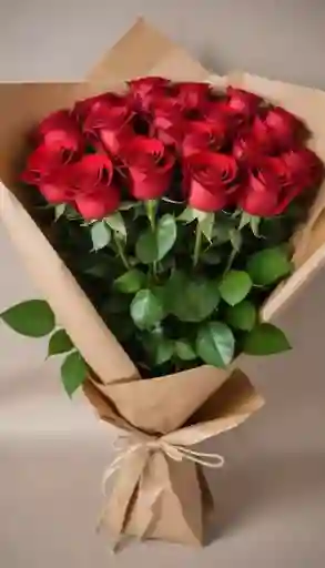 Ramo De Rosas Rojas Clásicas