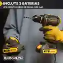 Taladro Atornillador Brooklyn Inalambrico 50/60 Hz + 2 Bat 20v