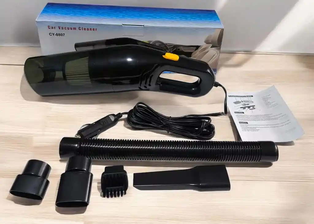 Aspiradora Para Carro Aspiradora De Mano Negro