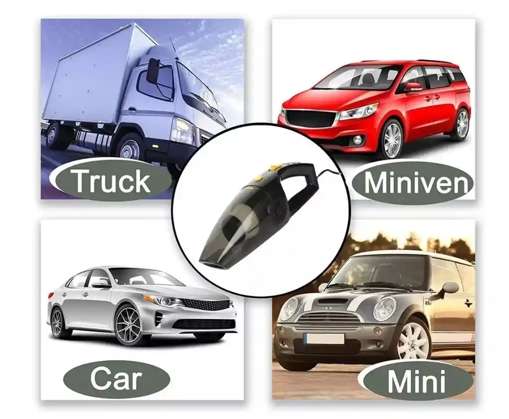 Aspiradora Para Carro Aspiradora De Mano Negro