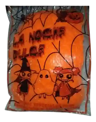 2 Telaraña Naranja Red Algodon Decoracion Halloween +6 Araña