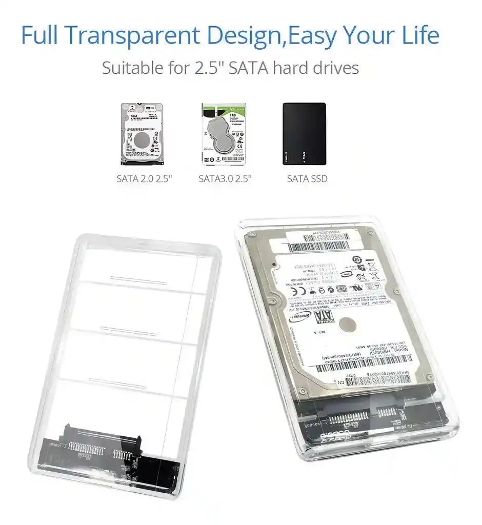 Caja Externa Case Disco Duro 2.5 Sata Usb 3.0