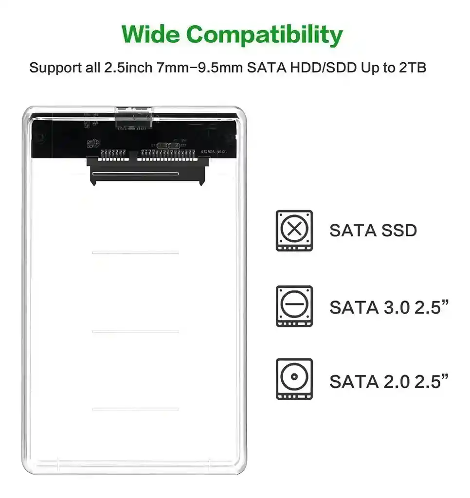 Caja Externa Case Disco Duro 2.5 Sata Usb 3.0