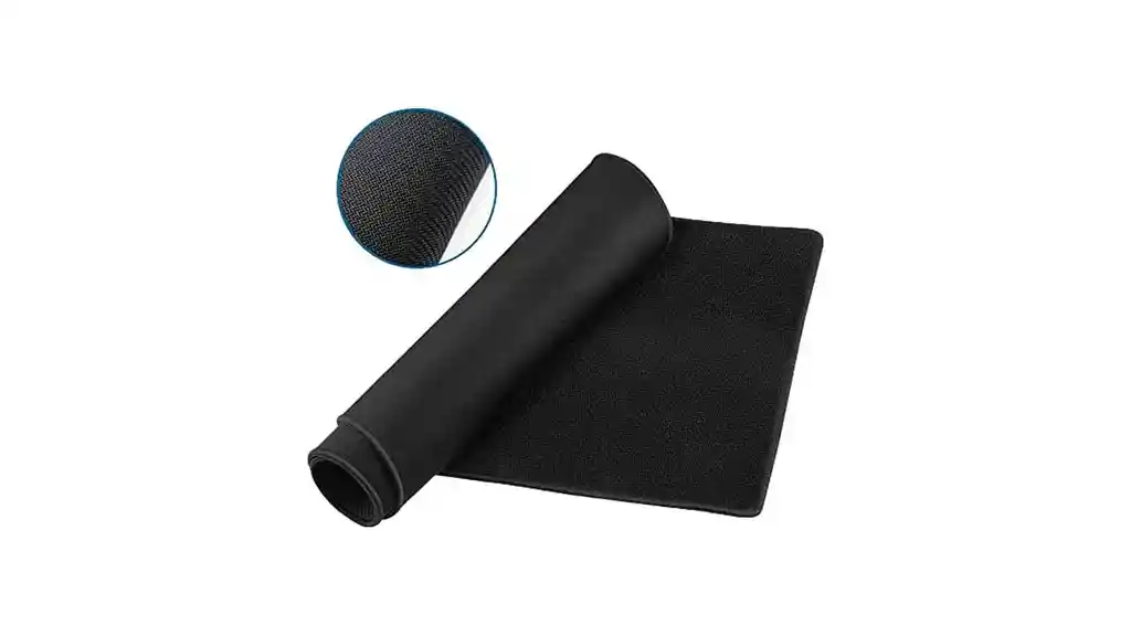 Pad Mouse Sencillo Negro 30x80