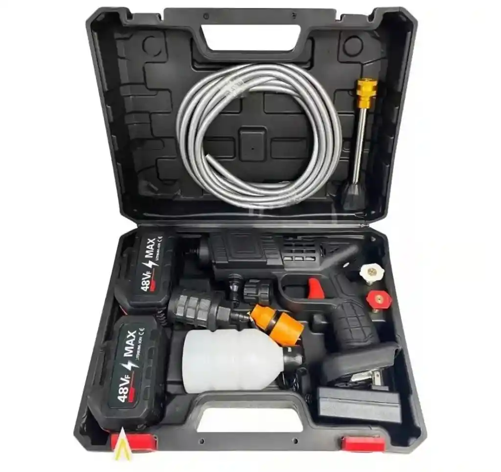 Hidrolavadora Portátil Inalámbrica 2 Baterias 48v Recargable