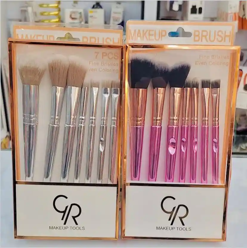 ✨ Set De Brochas De Maquillaje Profesional 7 Piezas ✨