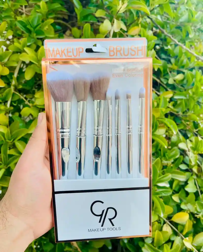 ✨ Set De Brochas De Maquillaje Profesional 7 Piezas ✨