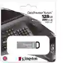 Memoria Usb 128 Gb Kingston Dtkn Kyson Usb 3.2 Plata Plateado