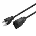 Extension De Cable De Poder 5mts 2000w / Alta Calidad