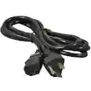 Extension De Cable De Poder 5mts 2000w / Alta Calidad