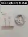 Cable Lightning To Usb Apple De 1 Metro