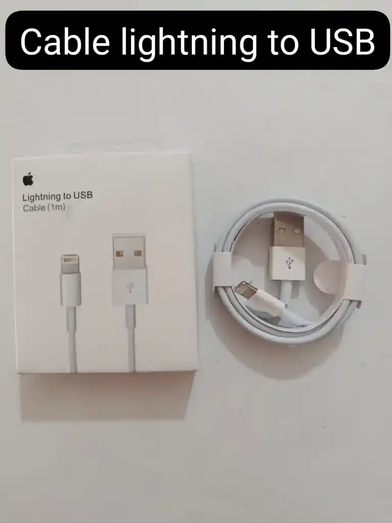 Cable Lightning To Usb Apple De 1 Metro