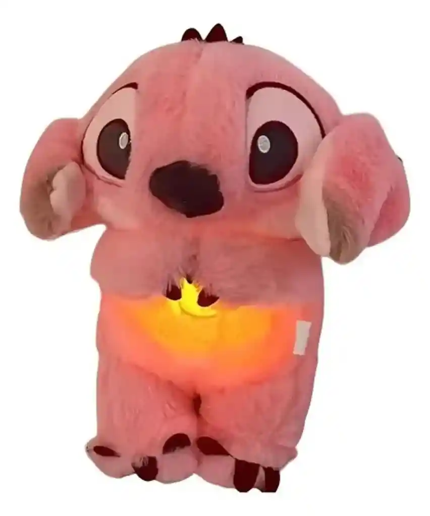 Peluche Stitch Que Respira Con Luz Led De Felpa