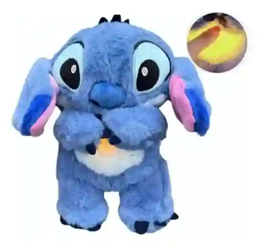Peluche Stitch Que Respira Con Luz Led De Felpa