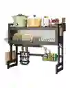 Escurridor Platos Cocina Con Gabinete Color Negro