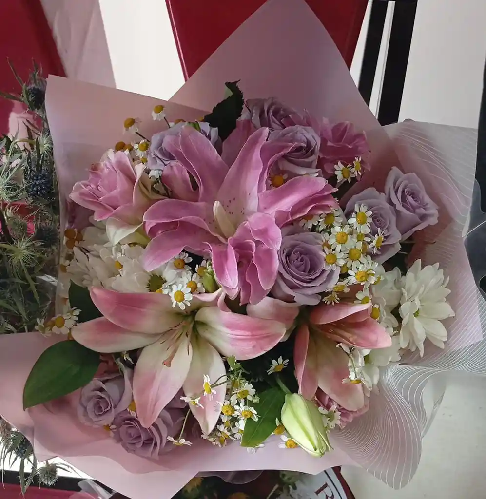 🌷 Ramo “encanto Lilás”