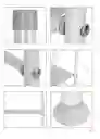 Organizador De Baño Estantería Mueble Ahorrador De Espacio 3 Color Blanco