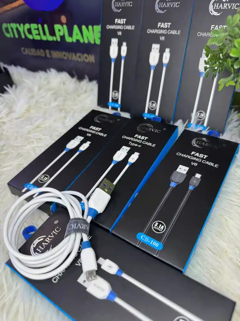 Cable V8 Carga Rapida